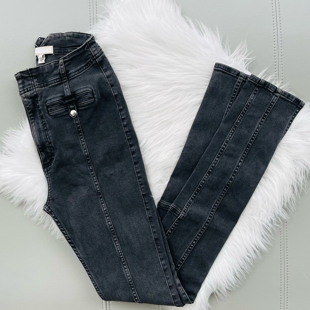 New! River Island high waisted corset style skinny jeans in black US Size 4